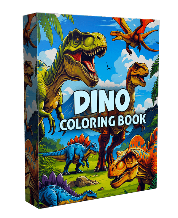 Printable Dinosaur Coloring Book