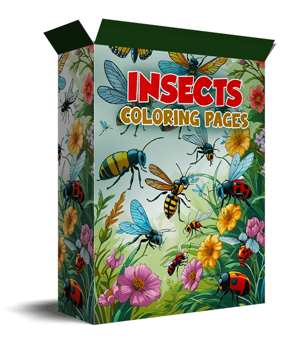 Insect Coloring Pages for Kids