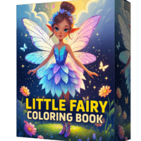 little fairy coloring kids