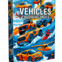 vehicle coloring pages