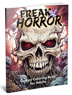 Freak Of Horror – Creepy Coloring Book For Adults