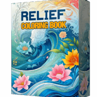 stress relief coloring book