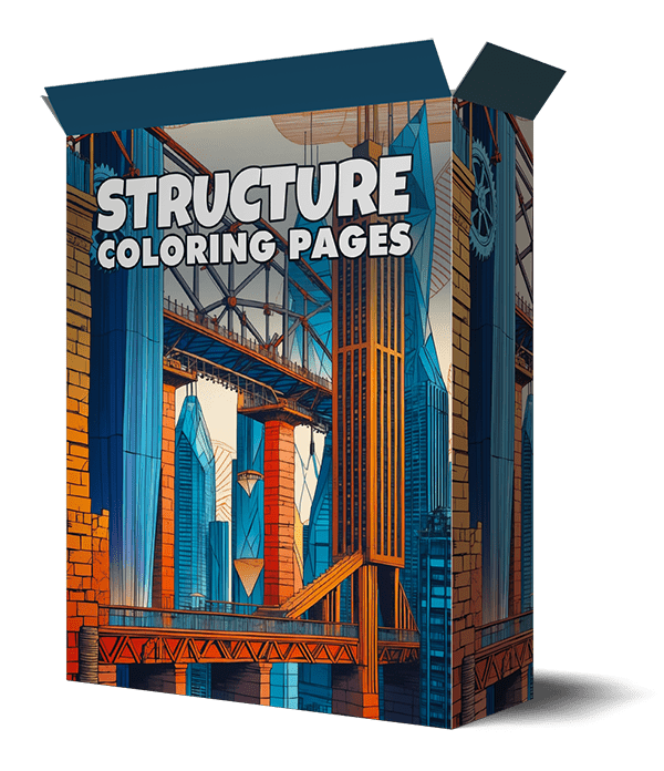Structure and Architecture Coloring Pages